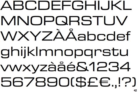 Typeface designer Novarese originally made . . Eurostile next pro font family